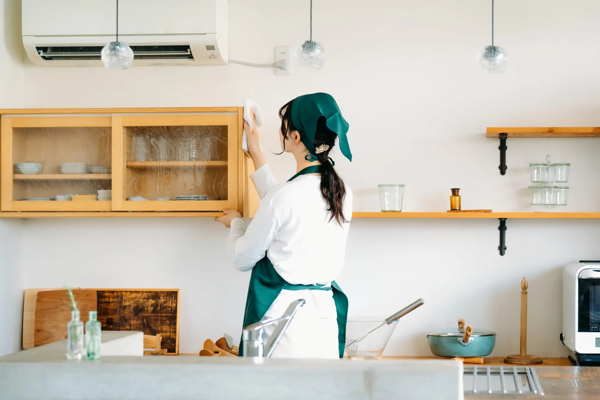 クリーニング作業